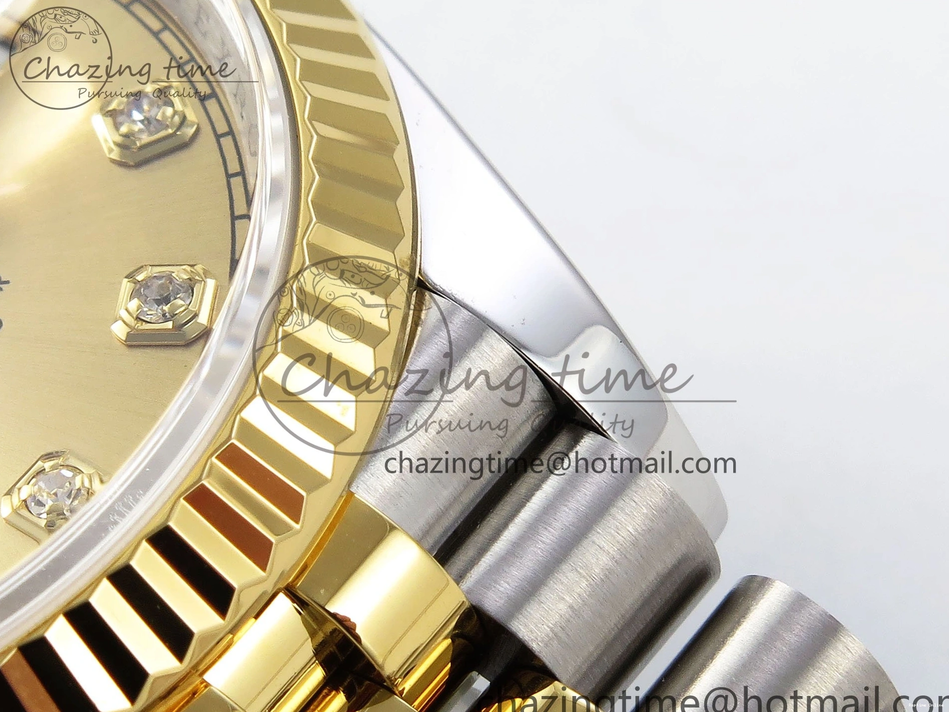0107 DateJust 36 126233 APF 1:1 Best Edition 904L Steel YG Diamonds Dial on SS YG Jubilee Bracelet VR Unisex 1592